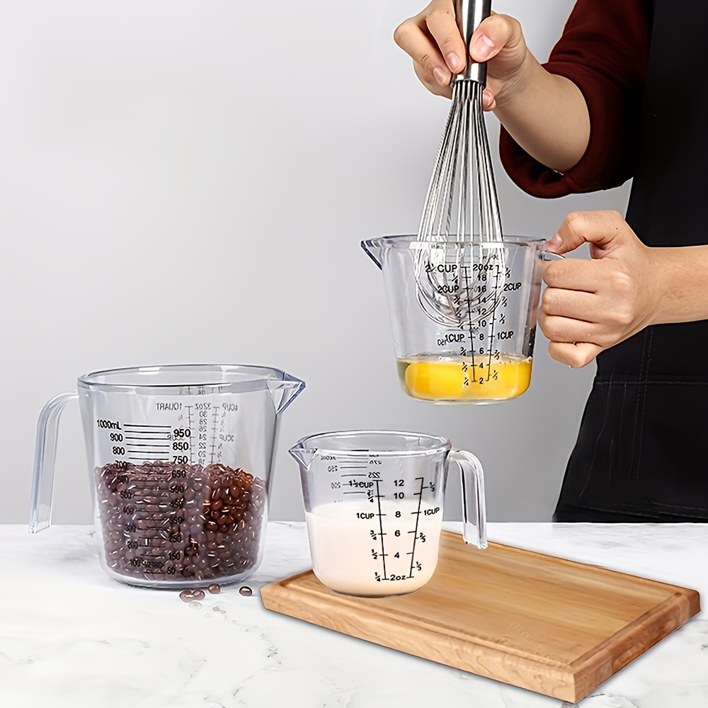 Ensemble de 3 tasses à mesurer en plastique sans BPA – Image 11