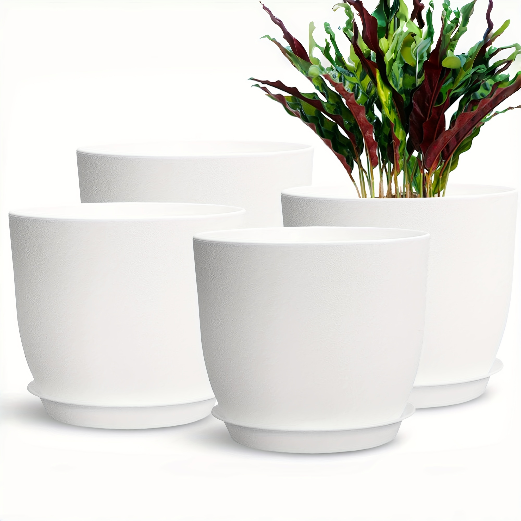 Ensemble 8 pièces pots & plateaux en plastiques – Image 6