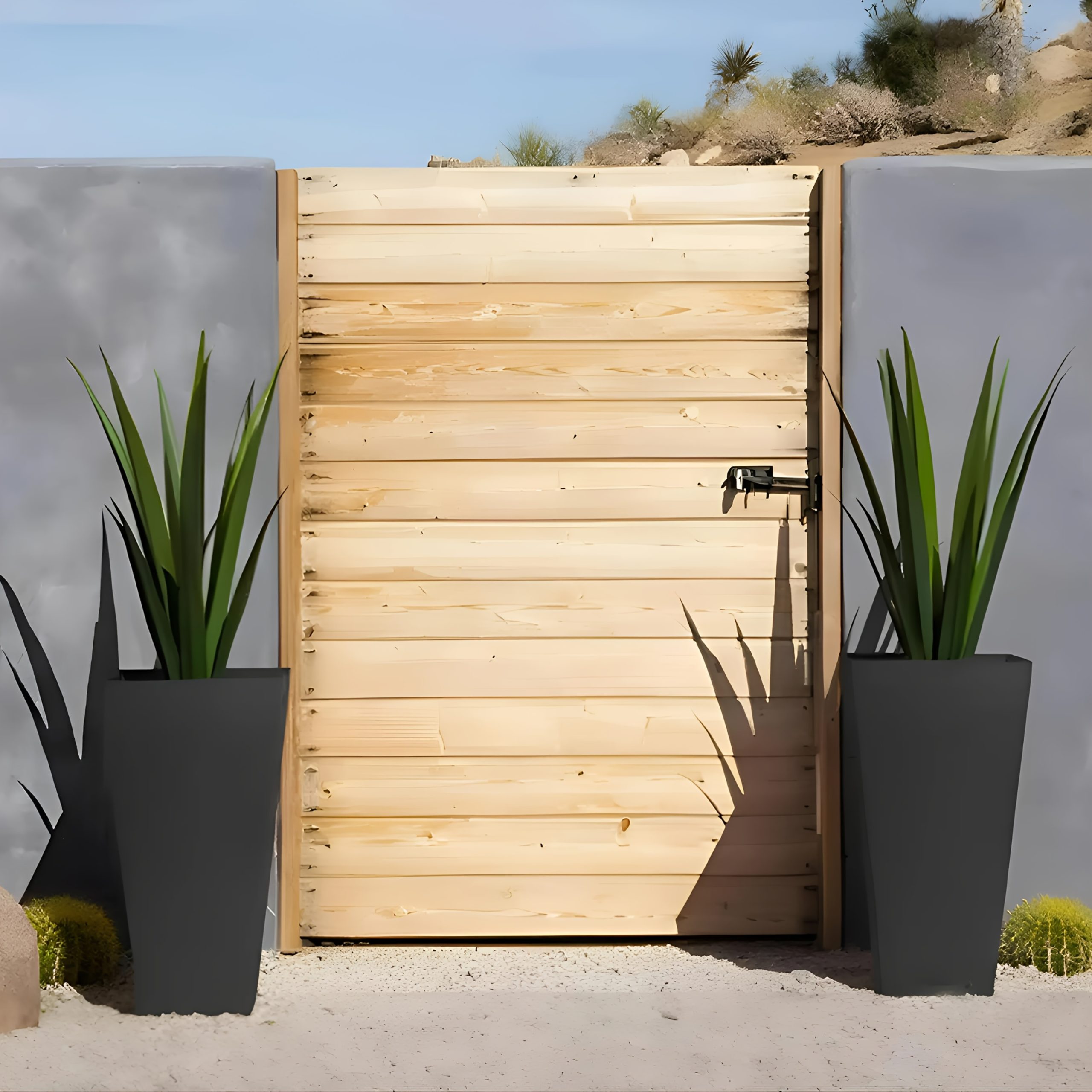 Lot de 2 pots de fleurs rectangulaires en plastiques en forme V – Image 11