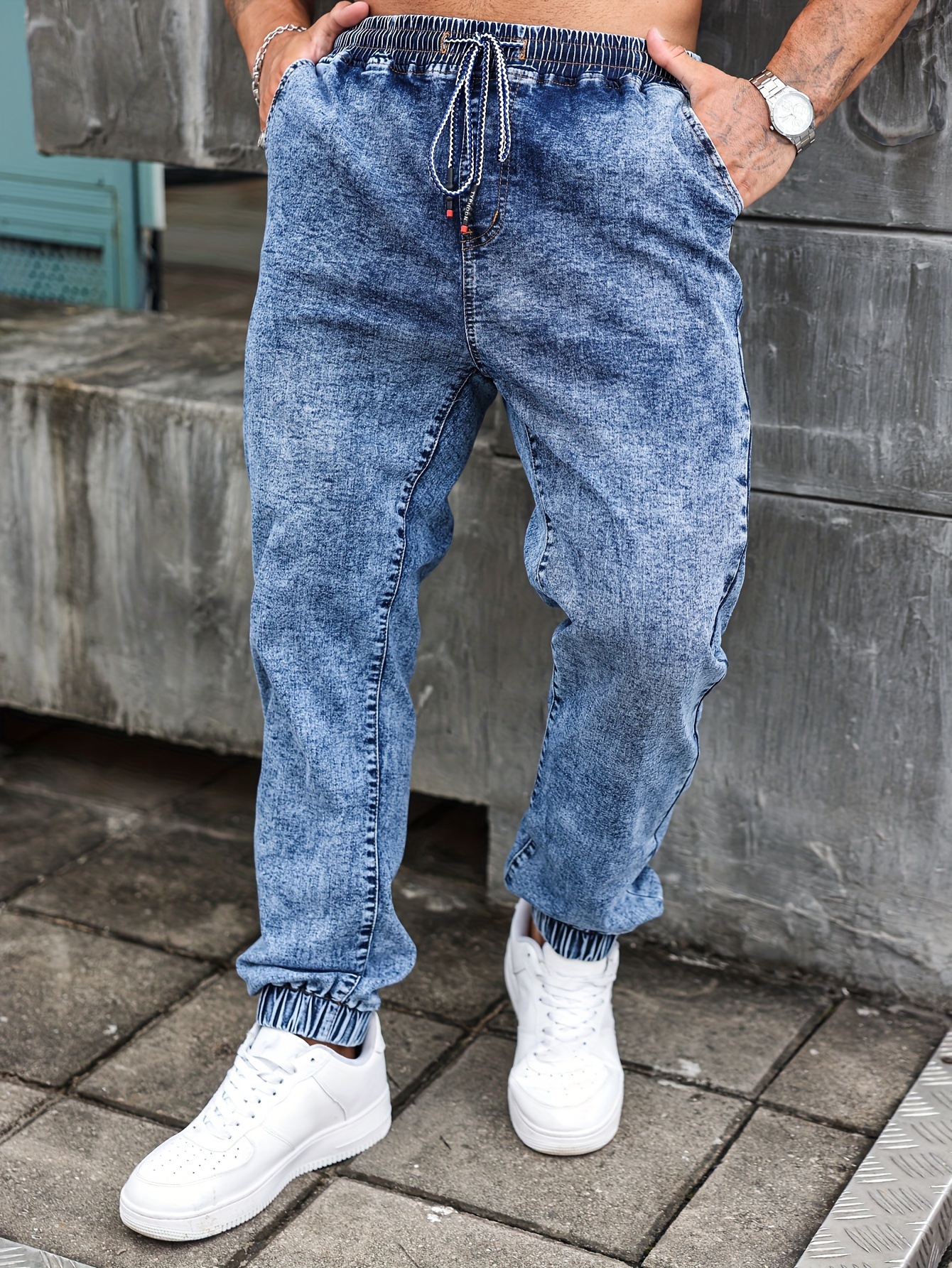 Jean extensible avec poches décontracté – Image 5