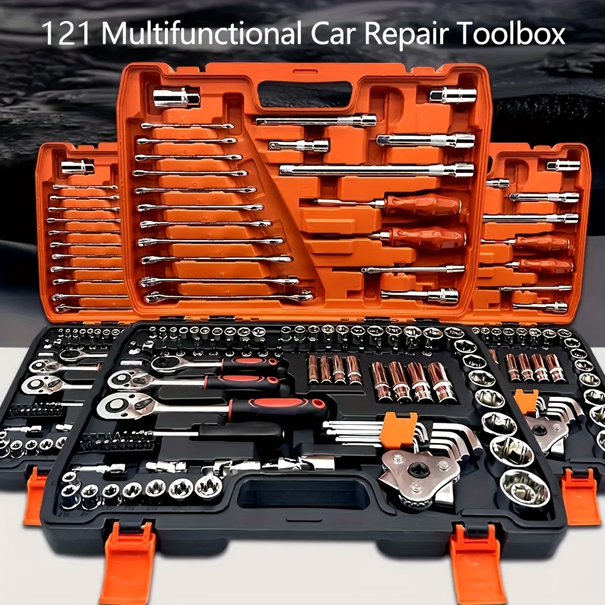 Caisse à outils de 53, 121, 151, 216 pièces – Image 13