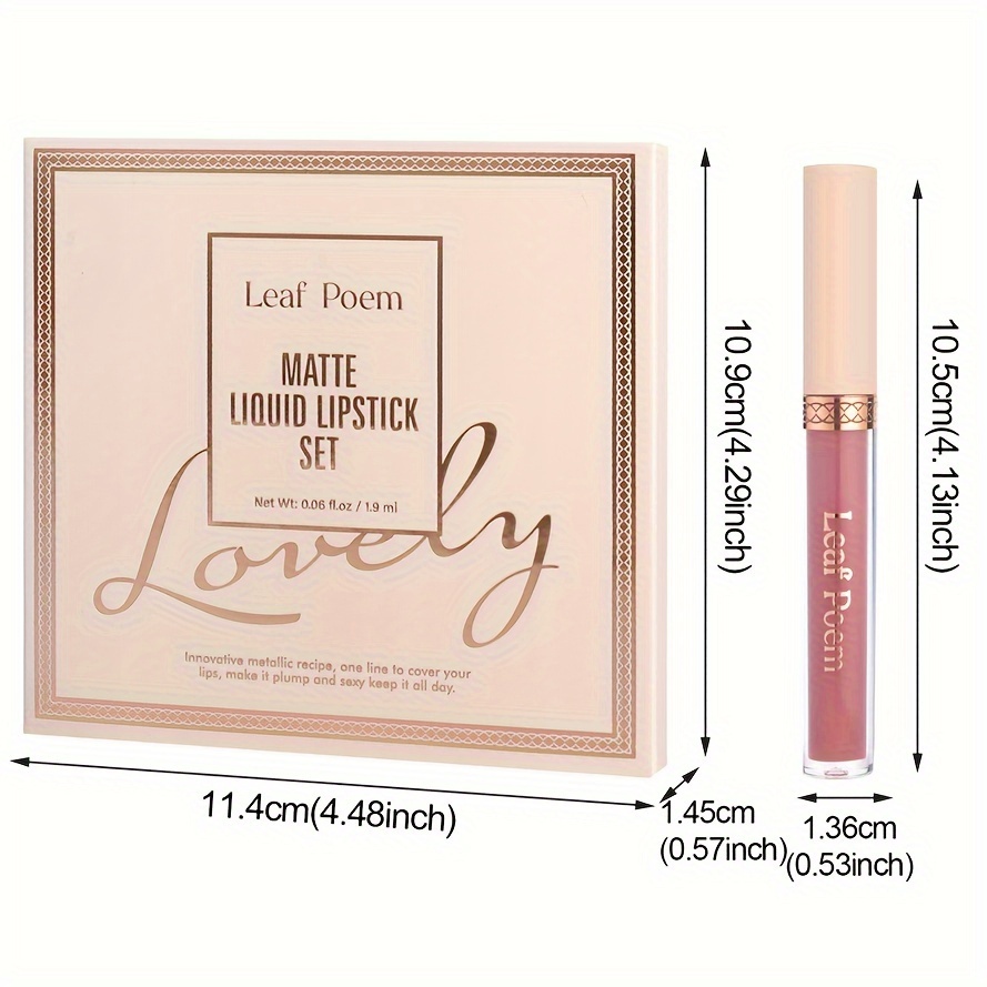 8 rouges à lèvres liquides mat & longue durée avec squalane végétal – Image 7