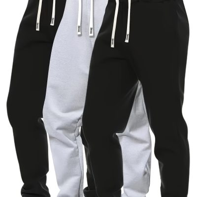 Jogging style sportif décontracté à élasticité moyenne