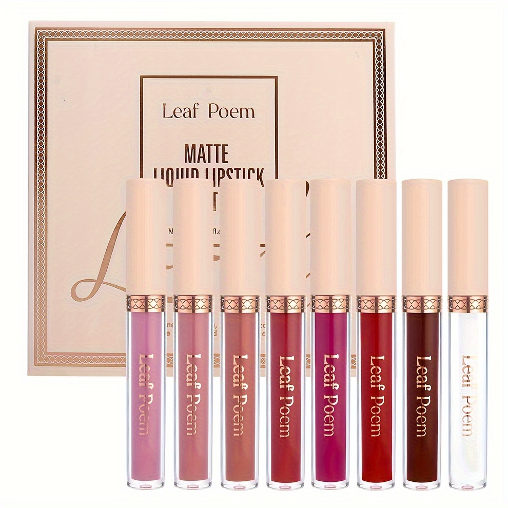 8 rouges à lèvres liquides mat & longue durée avec squalane végétal – Image 8
