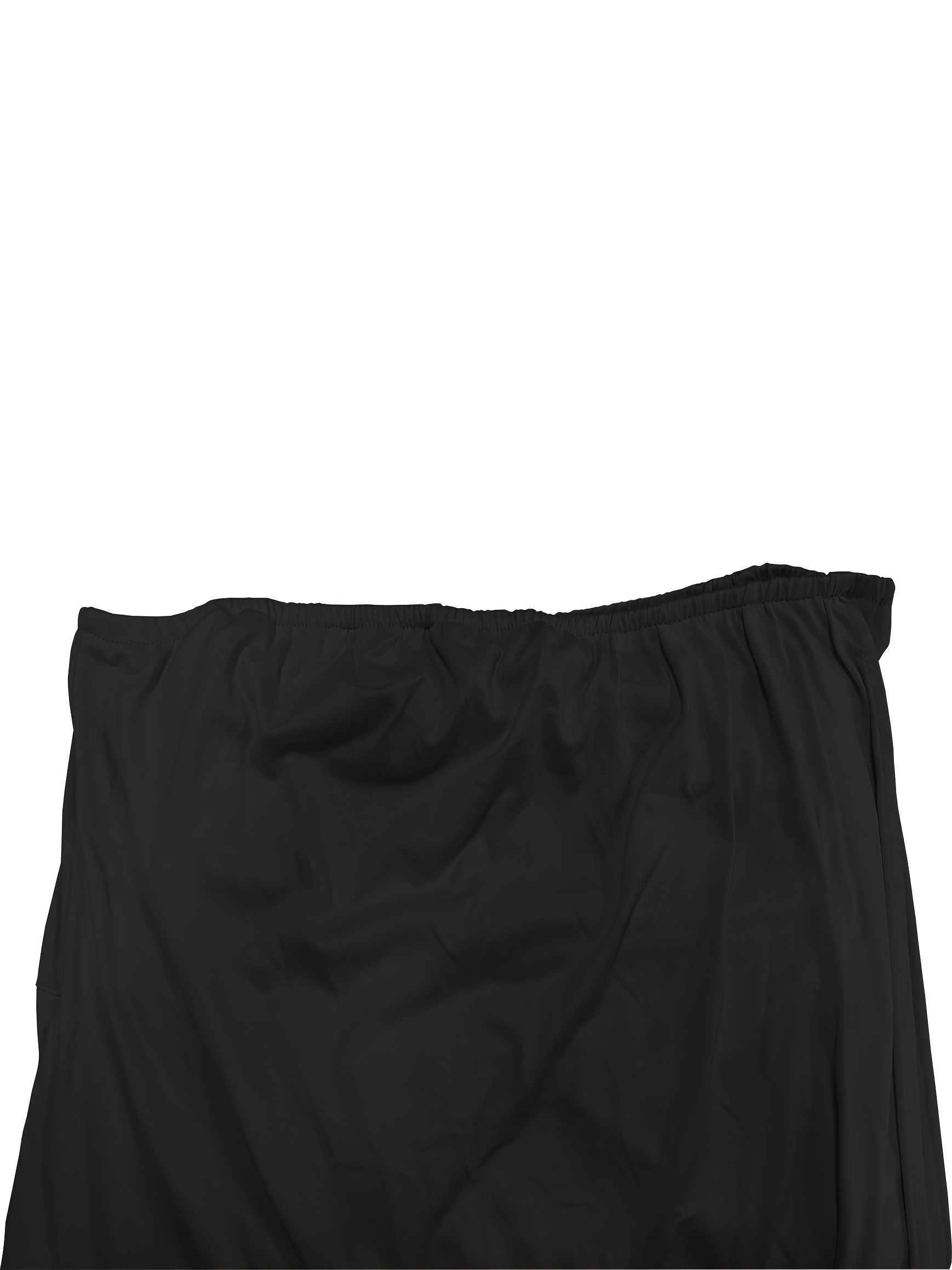 Robe sexy bandeau plissée & ample autour des hanches – Image 10
