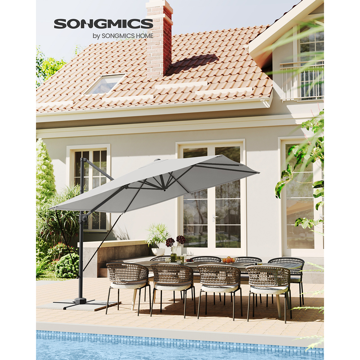 Parasol déporté 270/270 cm – Image 4