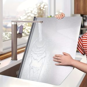 Planche géante à découper en acier inoxydable