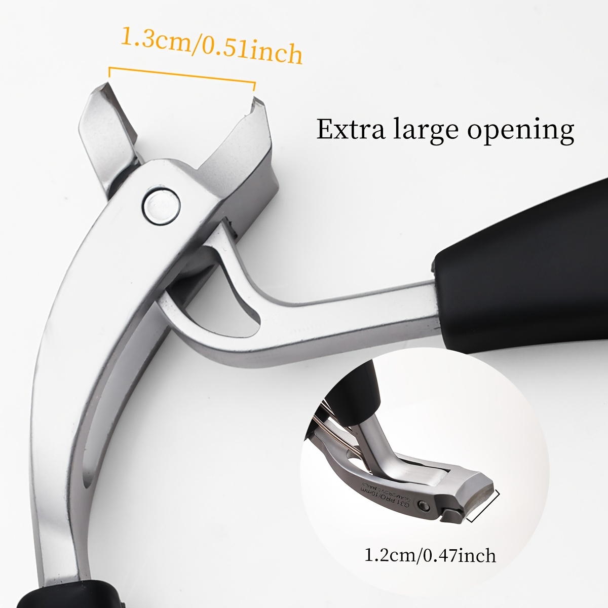 Coupe-ongle professionnel avec lame en acier inoxydable – Image 2