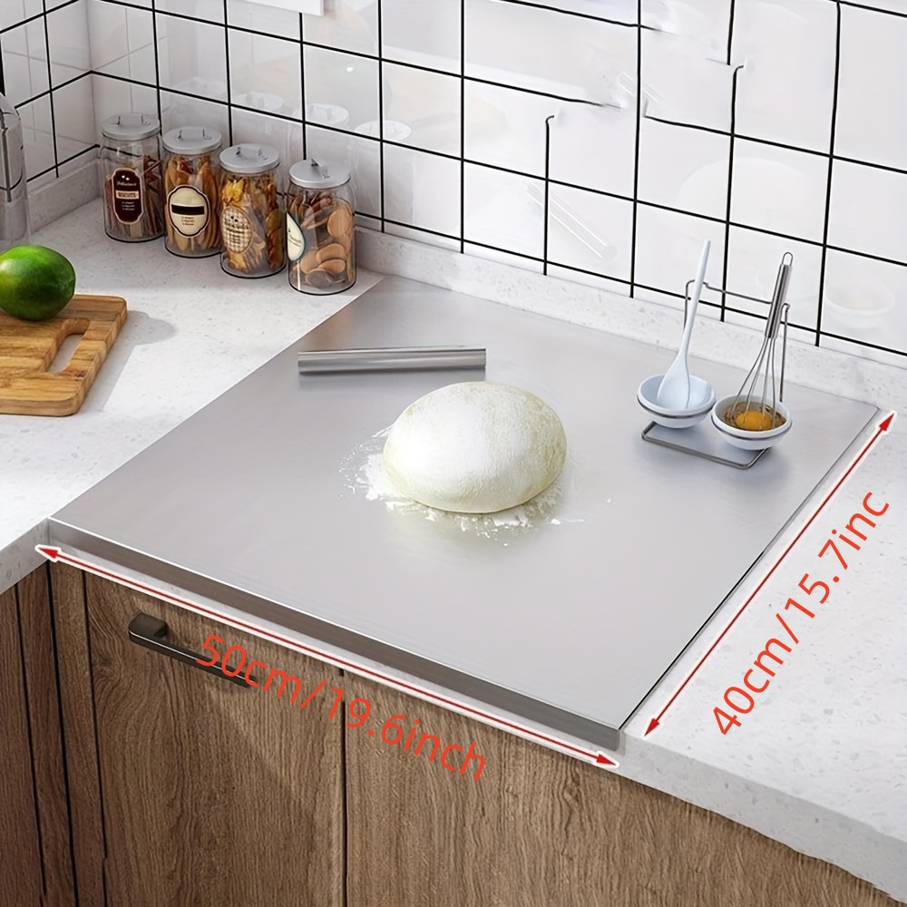 Planche géante à découper en acier inoxydable – Image 5