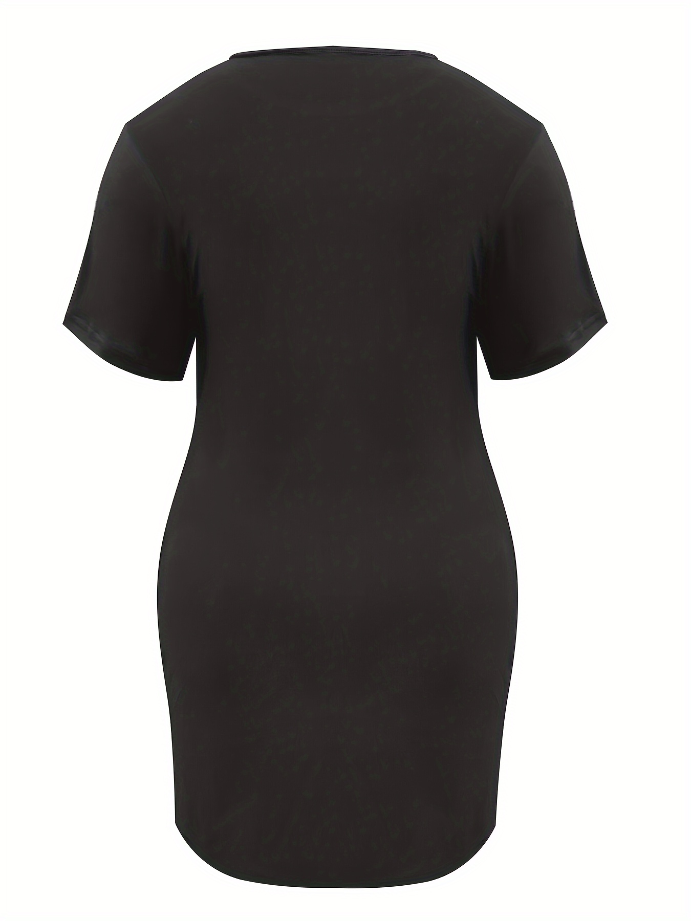 Robes pulls moulantes extensibles en tricot à col rond – Image 5