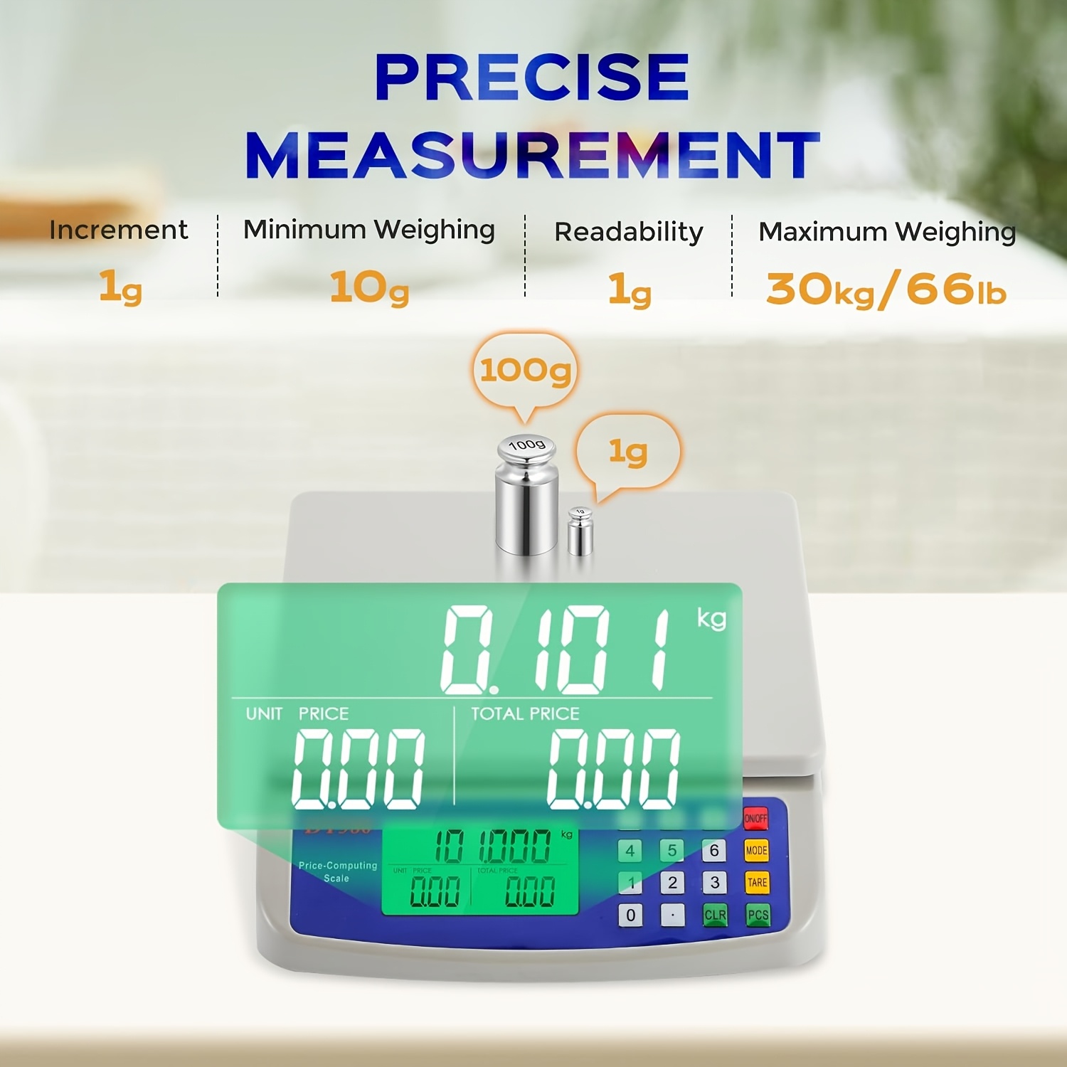 Balance de cuisine numérique poids max 30 kg – Image 7
