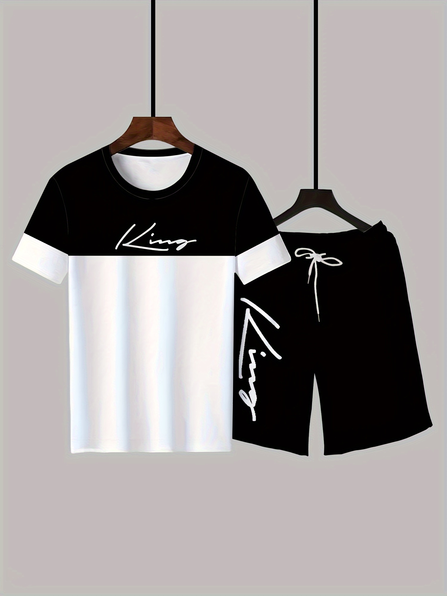 Ensemble t-shirt & short imprimé graphique – Image 6