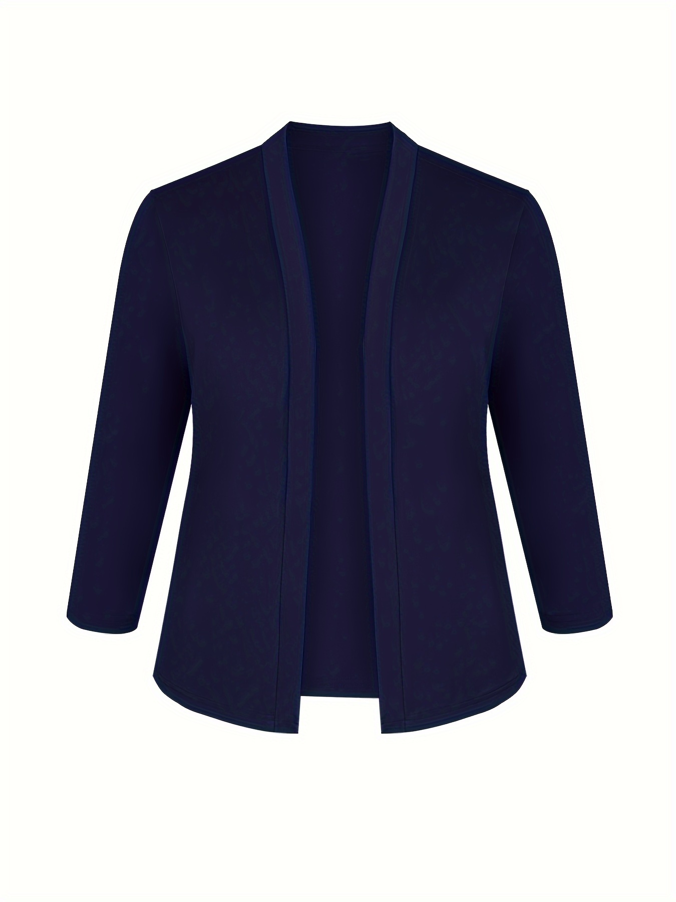 Ensemble robe à col rond sans manches à haute élasticité & blazer – Image 5