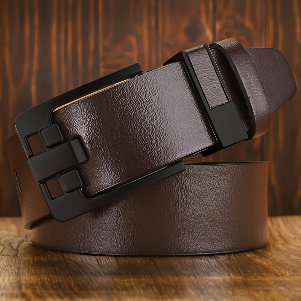 Ceinture vintage en similicuir avec boucle en alliage rétro – Image 9