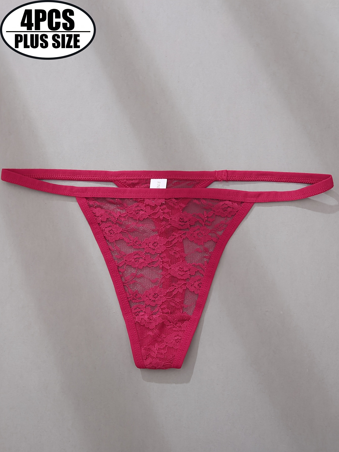 Strings sexy en dentelle semi-transparente – Image 7
