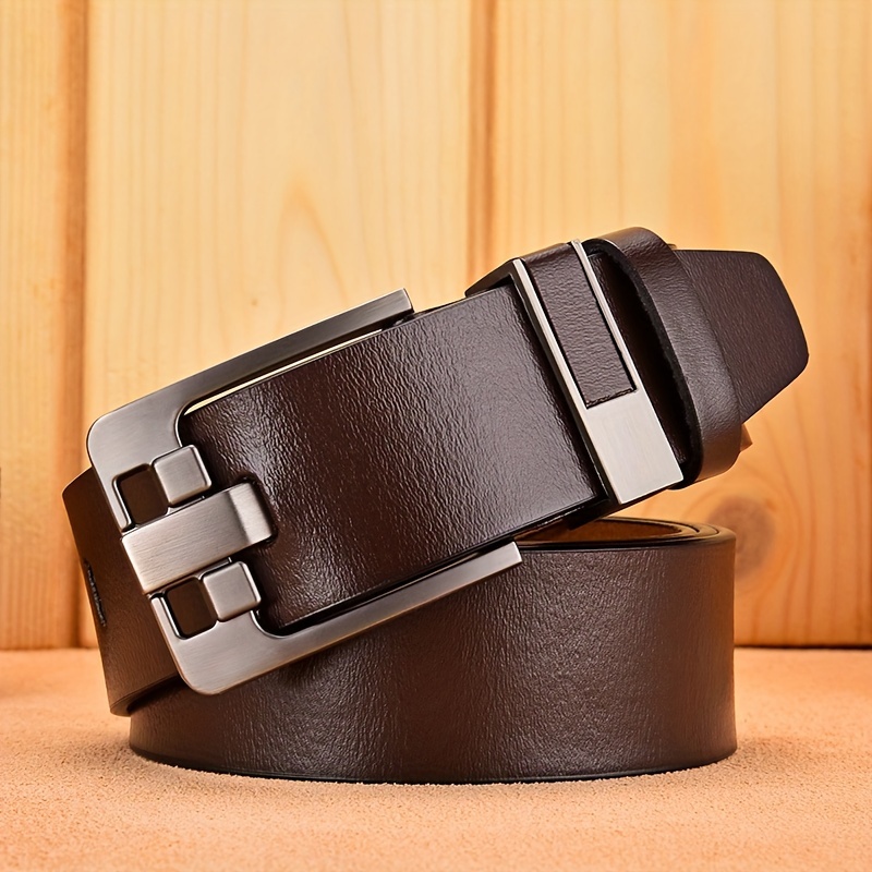 Ceinture vintage en similicuir avec boucle en alliage rétro – Image 4