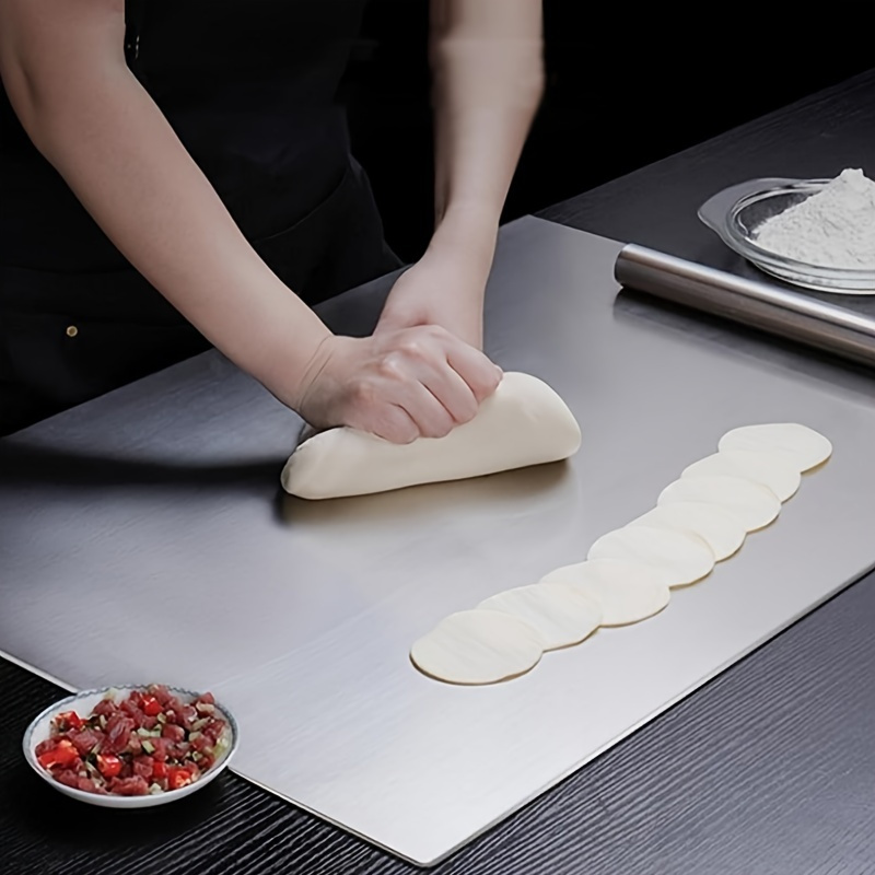 Planche géante à découper en acier inoxydable – Image 3
