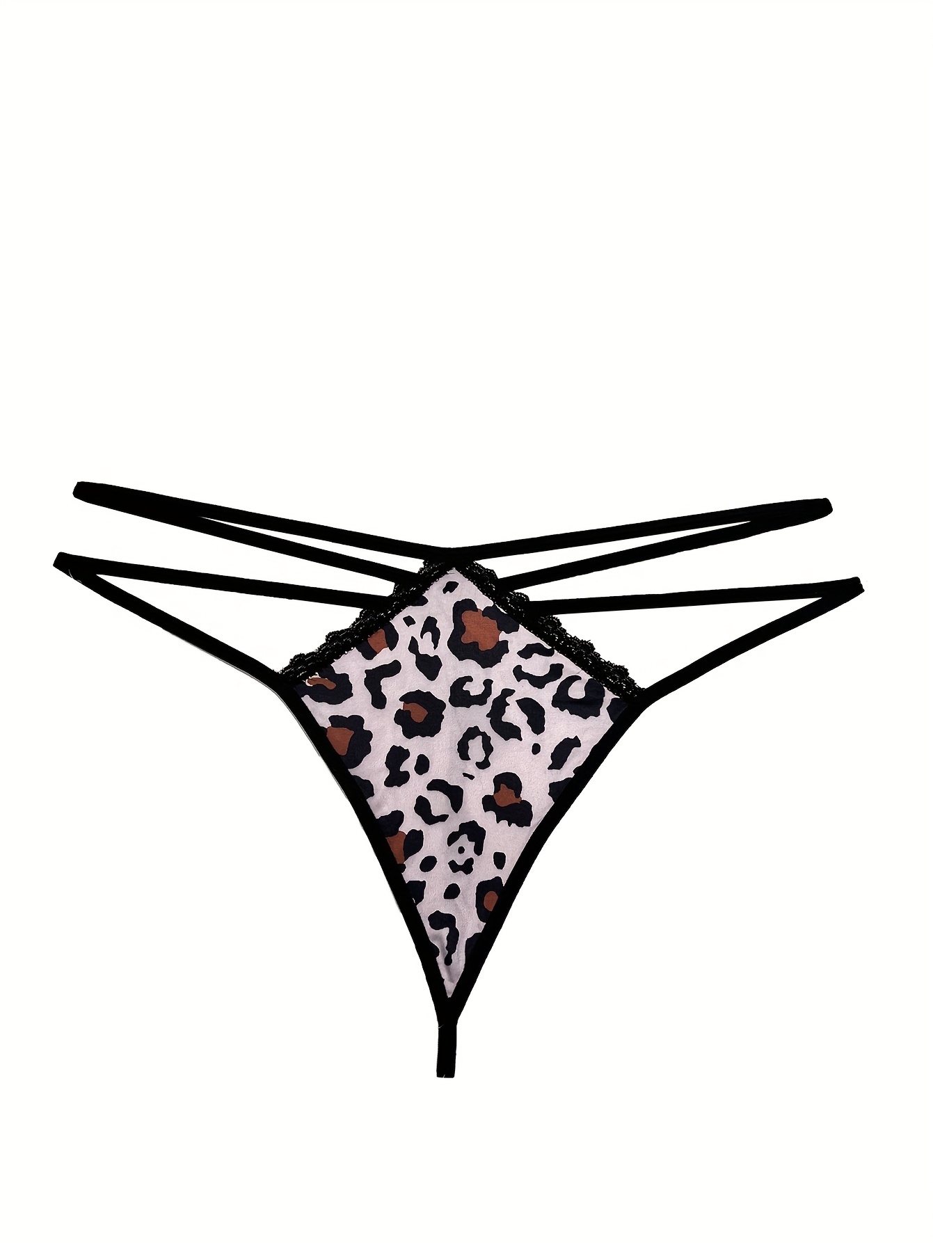 Strings sexy en dentelle imprimé léopard – Image 4