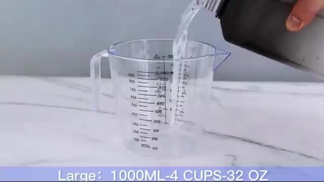 Ensemble de 3 tasses à mesurer en plastique sans BPA – Image 16