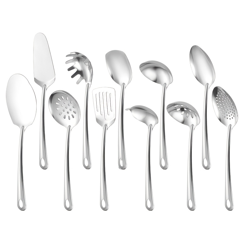 Ensemble 11 pièces d'ustensiles de cuisine en acier inoxydable – Image 6