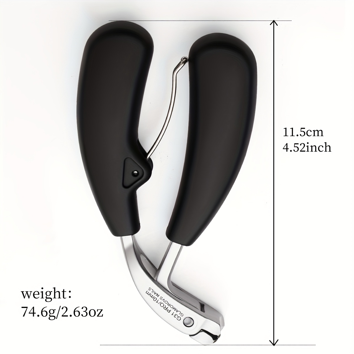 Coupe-ongle professionnel avec lame en acier inoxydable – Image 7