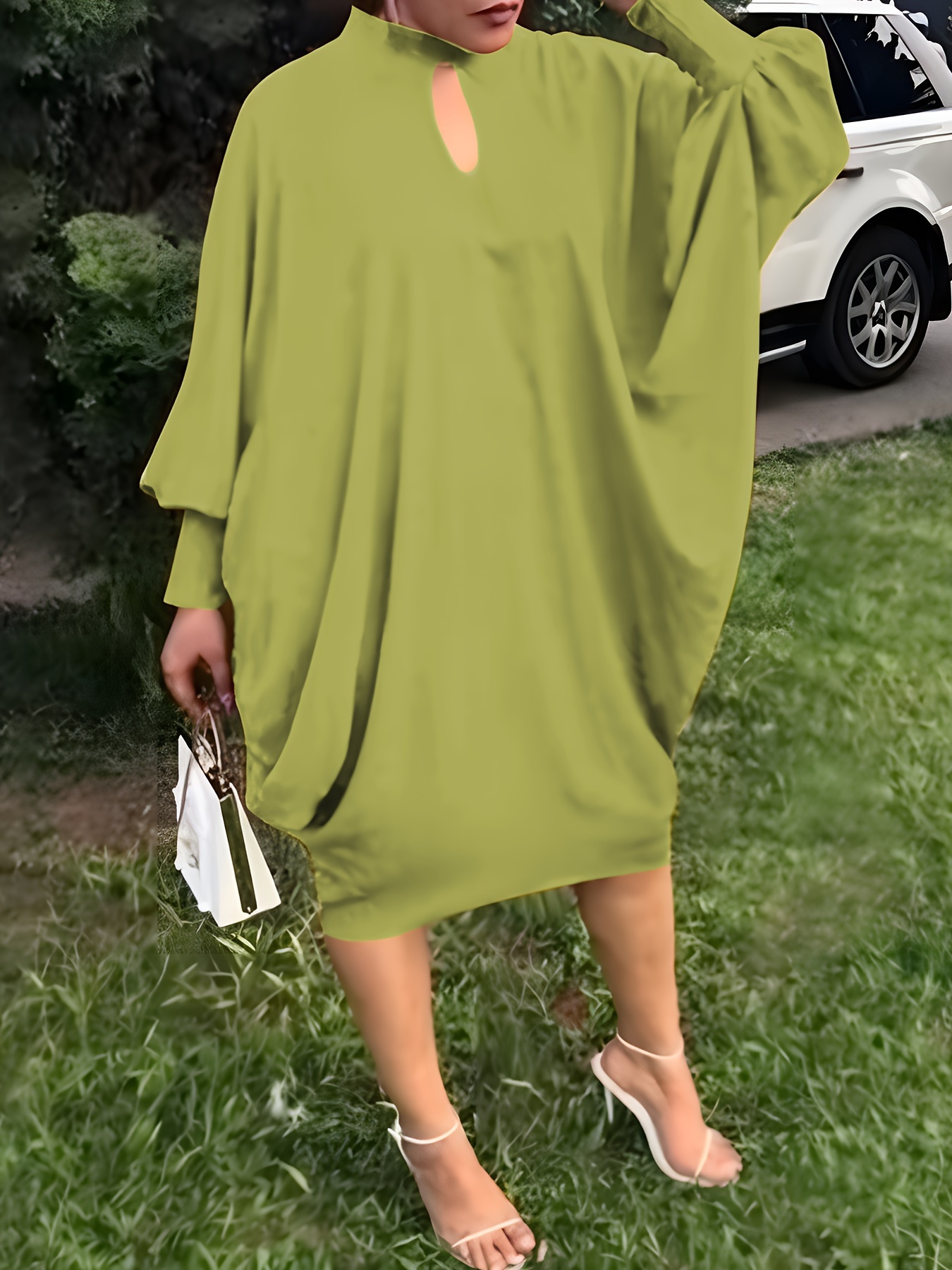 Robe chic extensible à col rond – Image 10