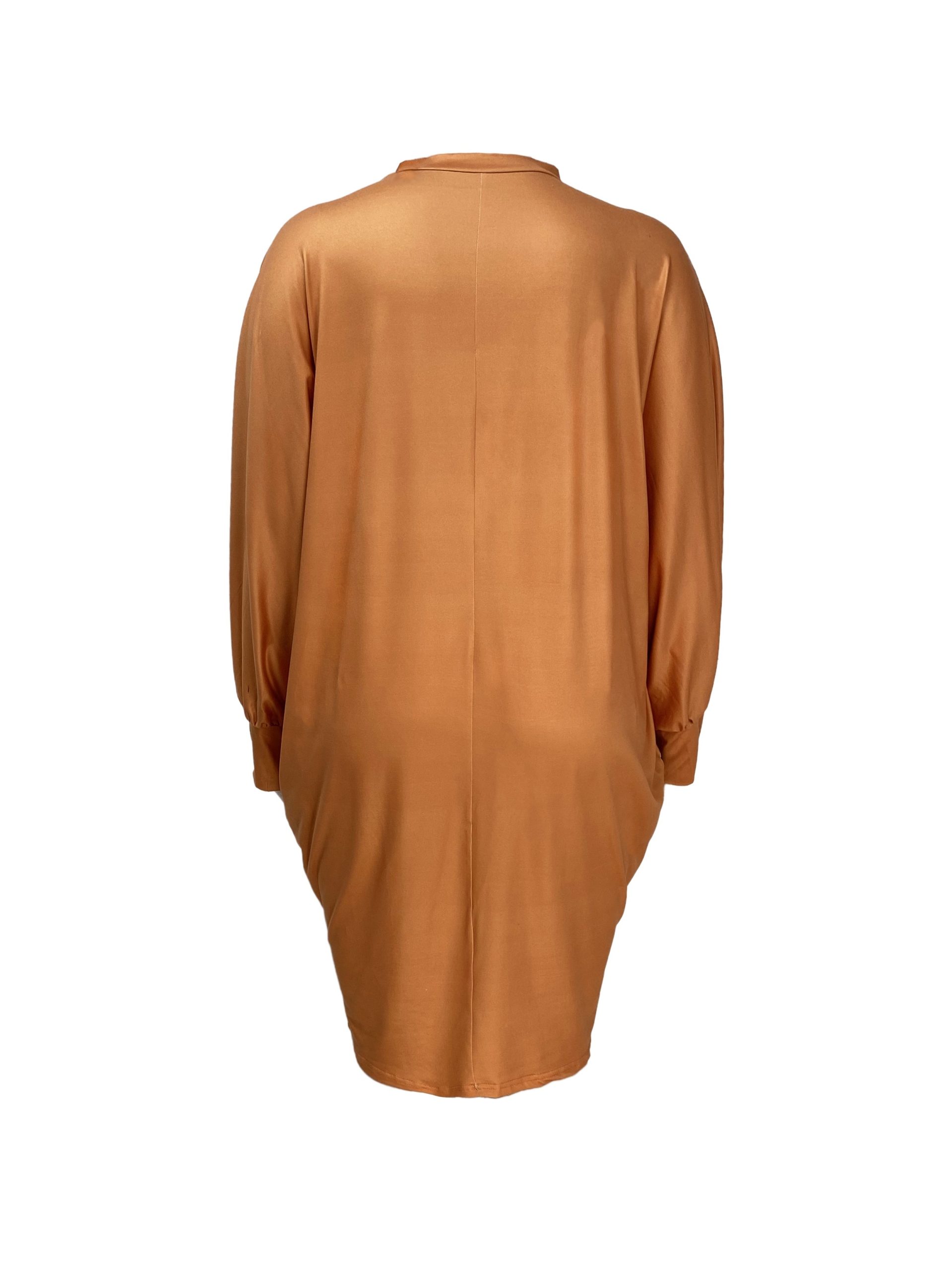 Robe extensible à col rond imprimé portrait – Image 4