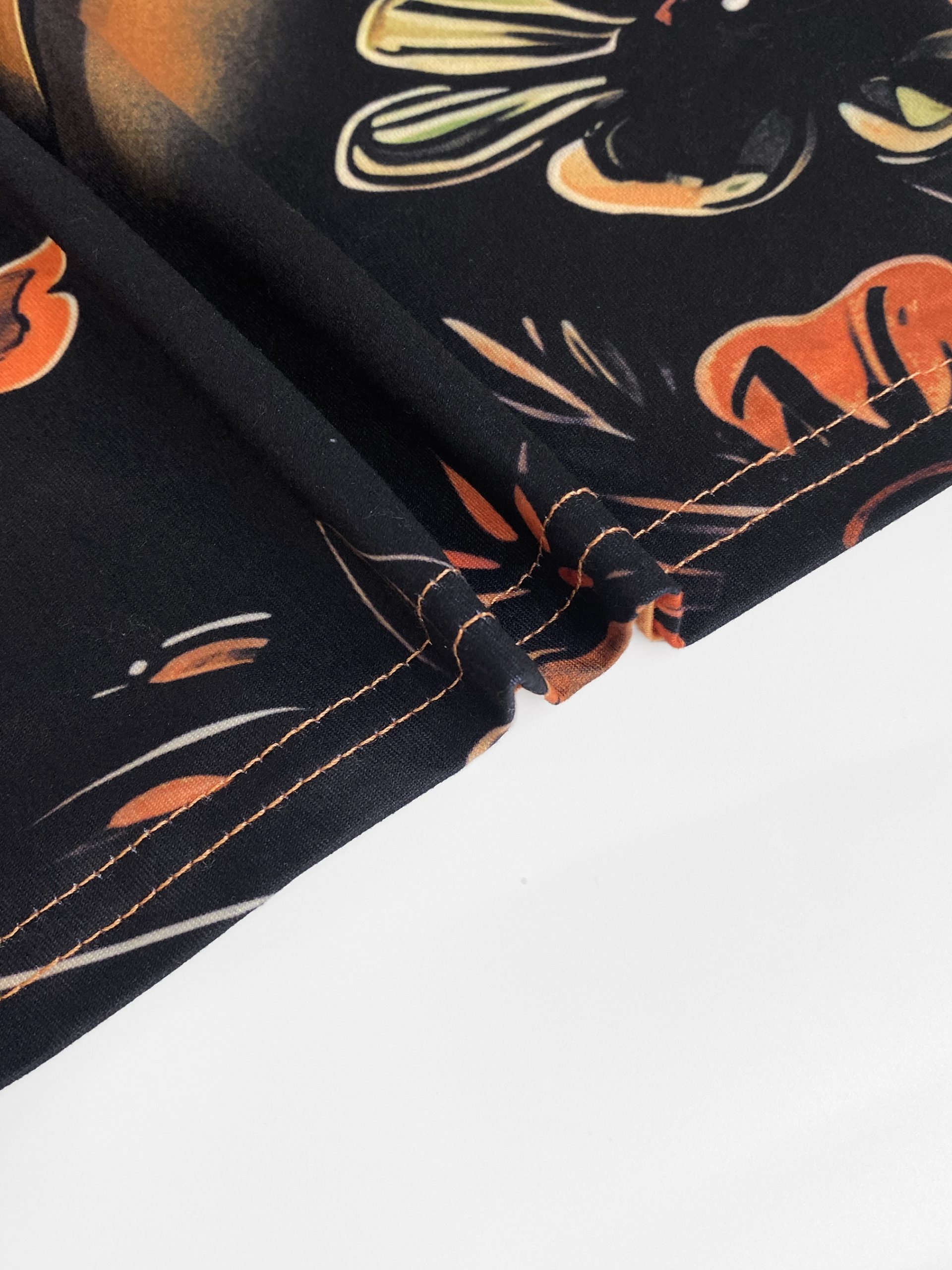Robe extensible à col rond imprimé portrait – Image 6