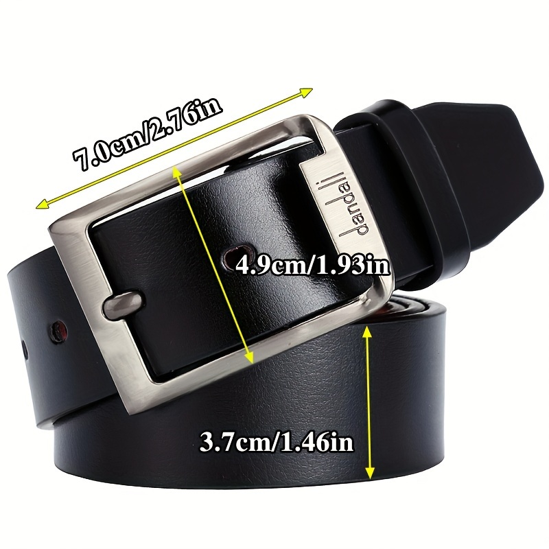 Ceinture en cuir PU avec boucle en alliage – Image 3