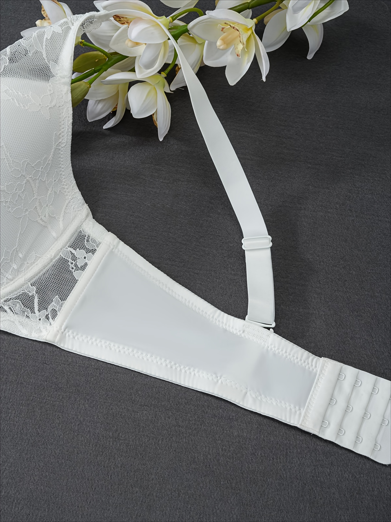 Soutiens gorge à armature en dentelle élégante avec coussinets non amovibles & design floral – Image 8