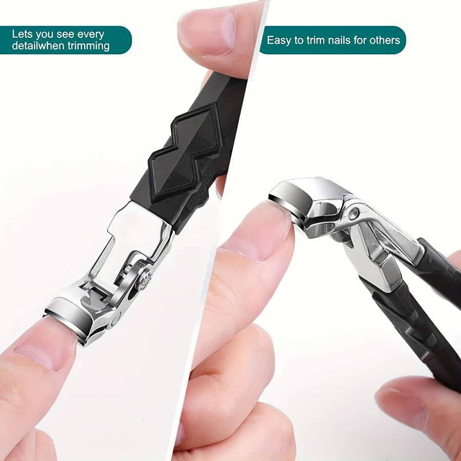 Ensemble 4 pièces coupe-ongles professionnel en acier inoxydable – Image 5