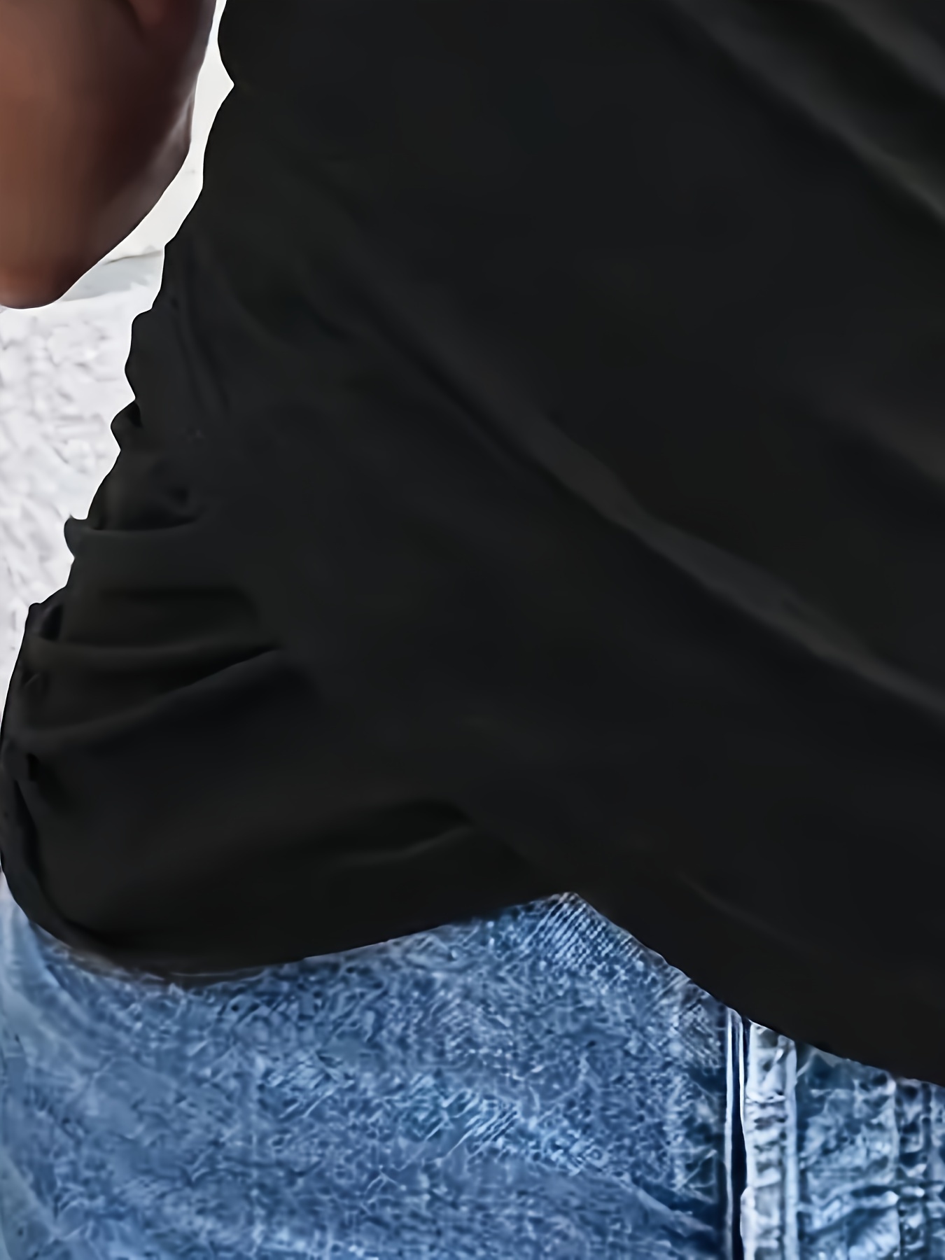 Haut licou sans manches découpé décontracté – Image 3