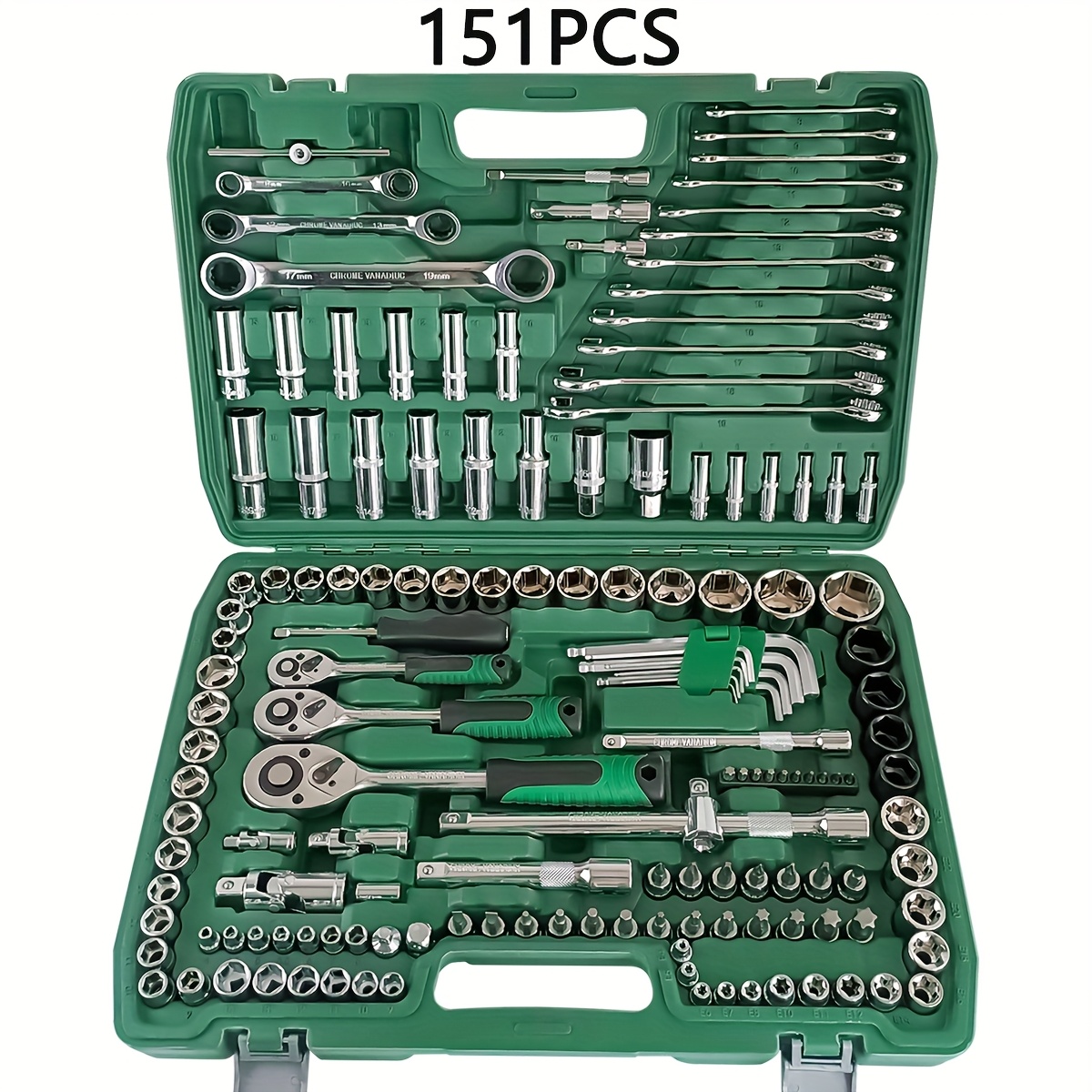 Caisse à outils de 53, 121, 151, 216 pièces – Image 9