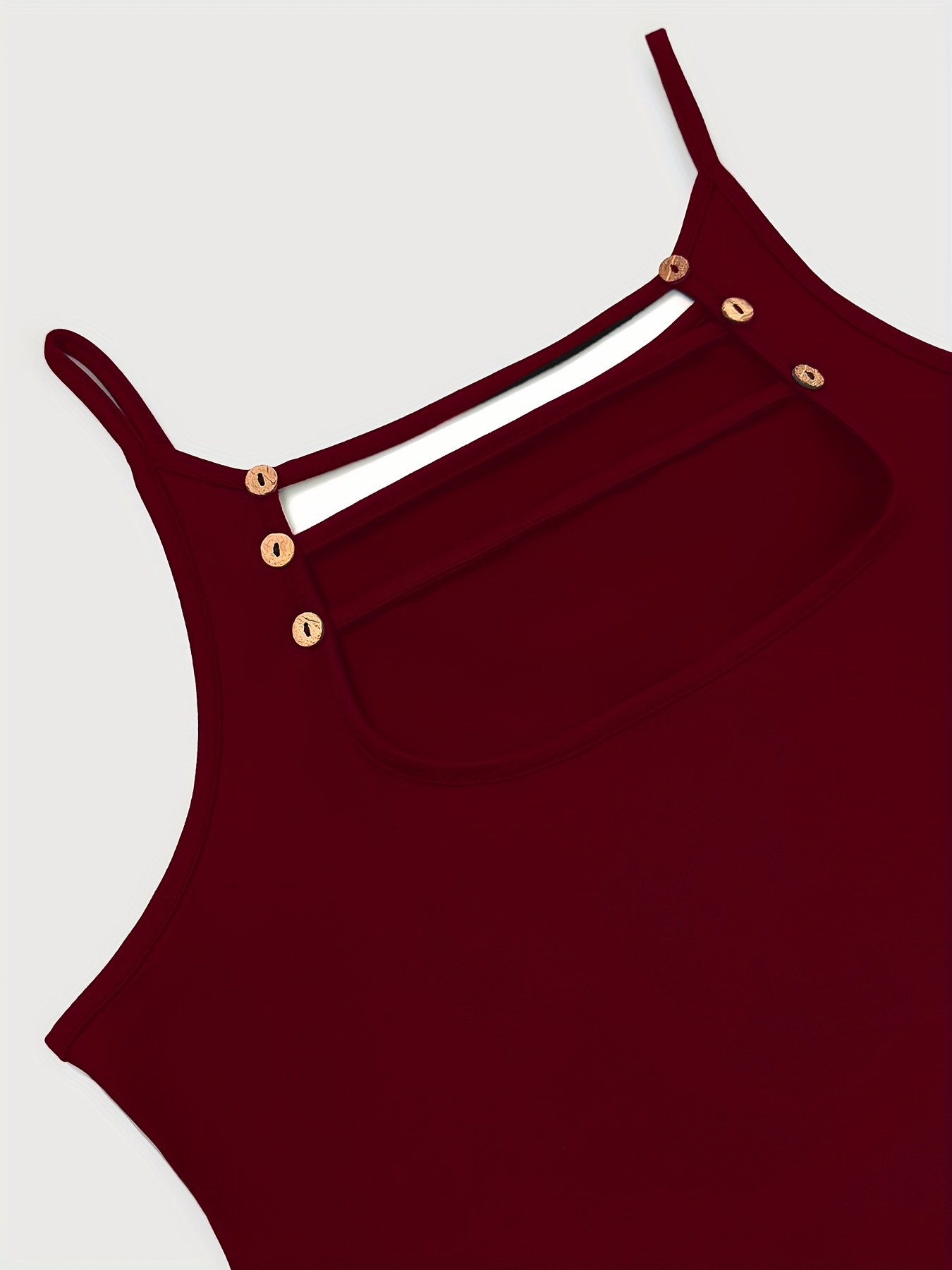 Robe extensible à bretelles spaghetti & ample au niveau des hanches – Image 8