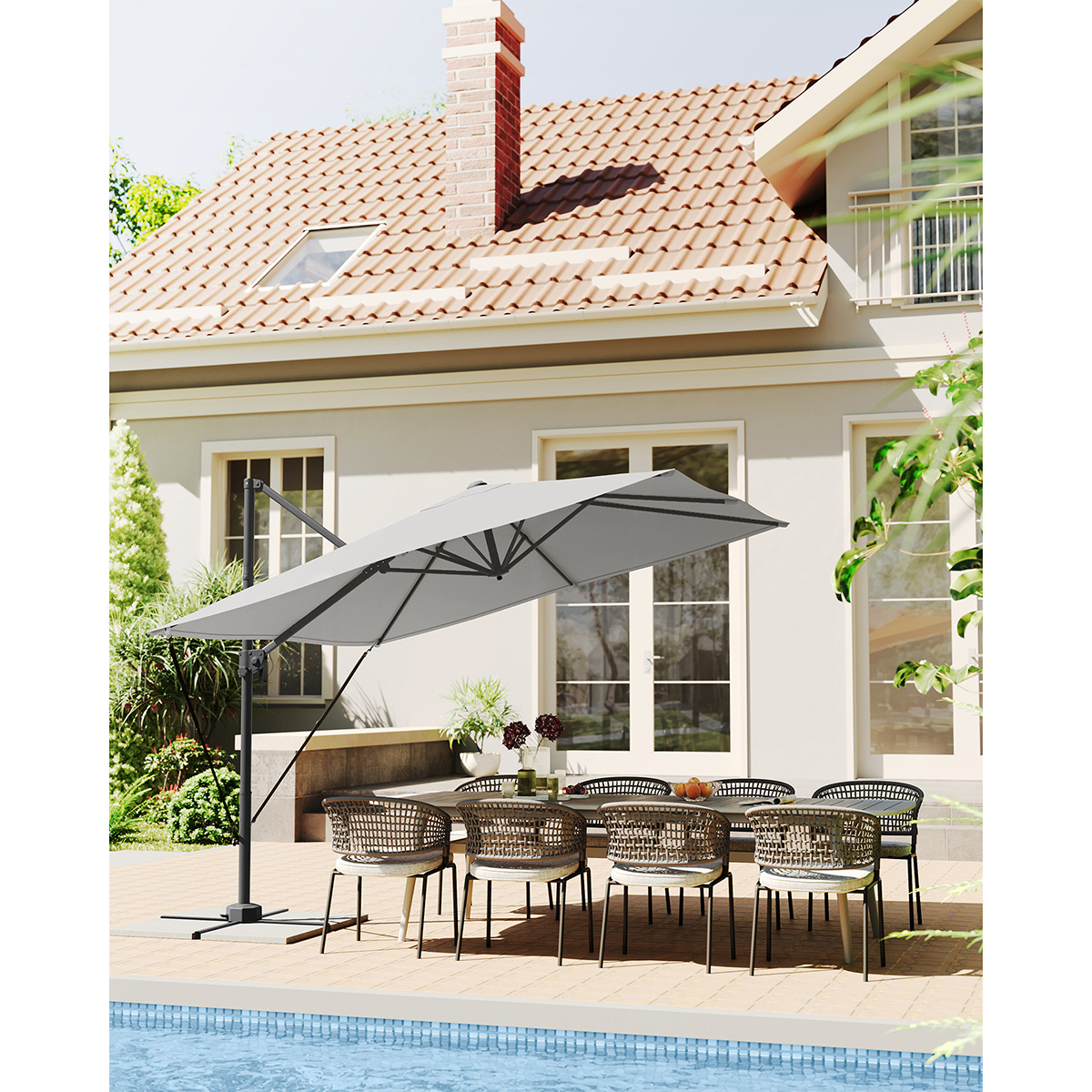 Parasol déporté 270/270 cm – Image 2