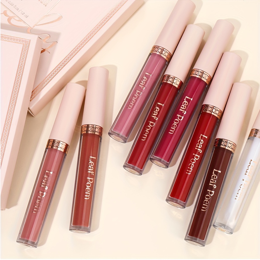 8 rouges à lèvres liquides mat & longue durée avec squalane végétal – Image 3