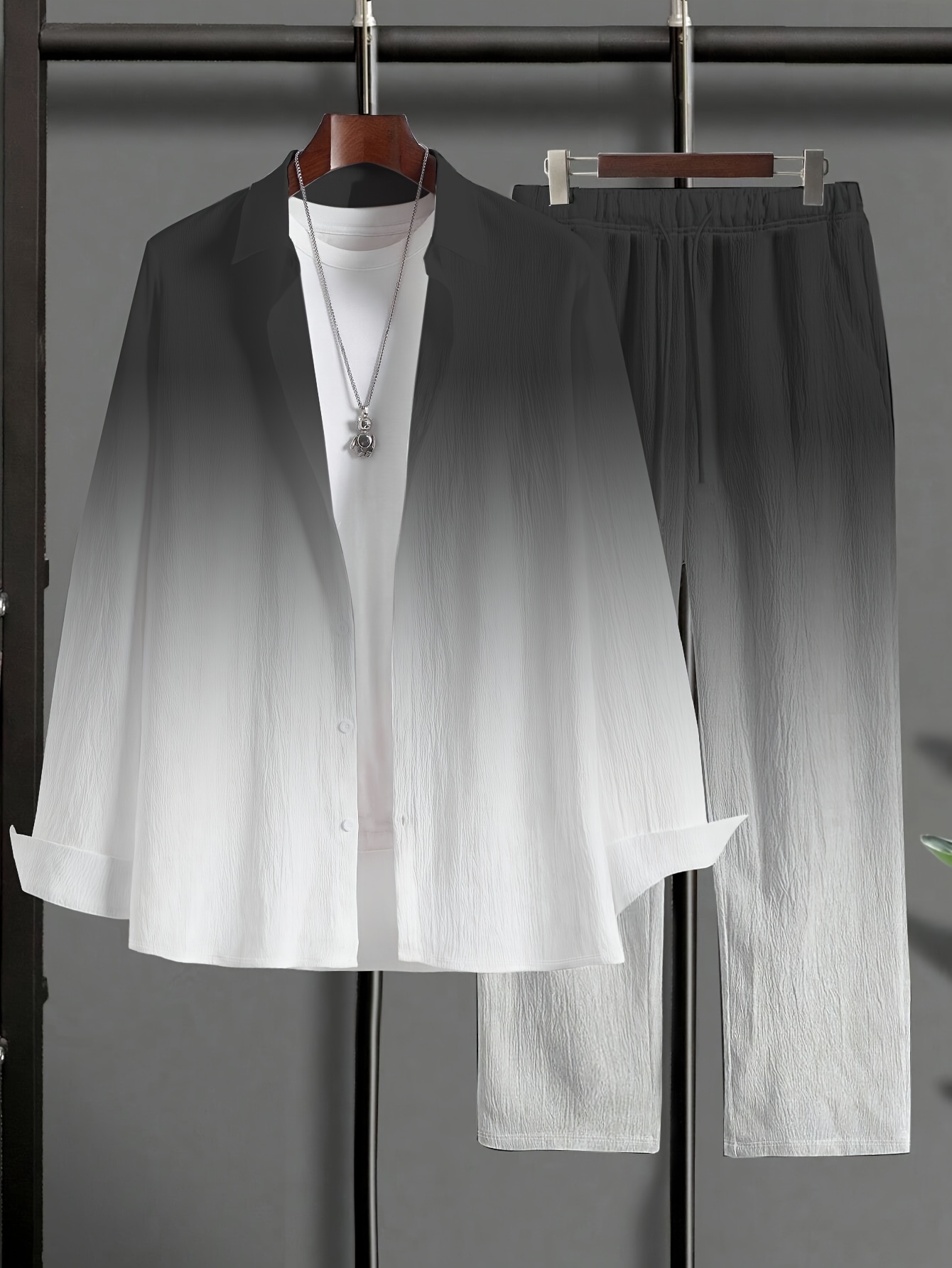 Ensemble décontracté pantalon & chemise – Image 8