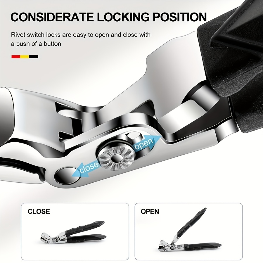 Ensemble 4 pièces coupe-ongles professionnel en acier inoxydable – Image 6