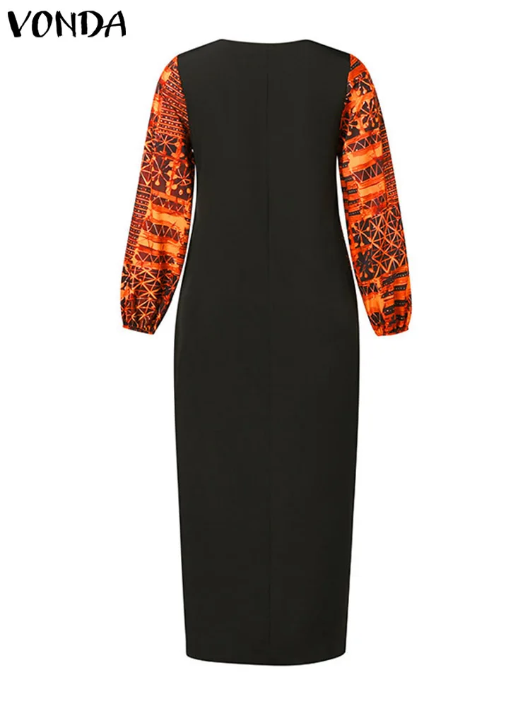 Robe africaine à manches bouffantes V – Image 5