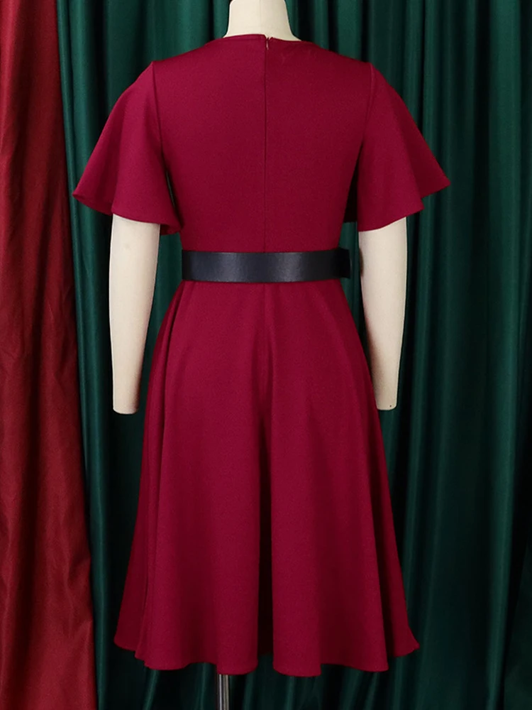 Robe moulante à manches courtes – Image 4