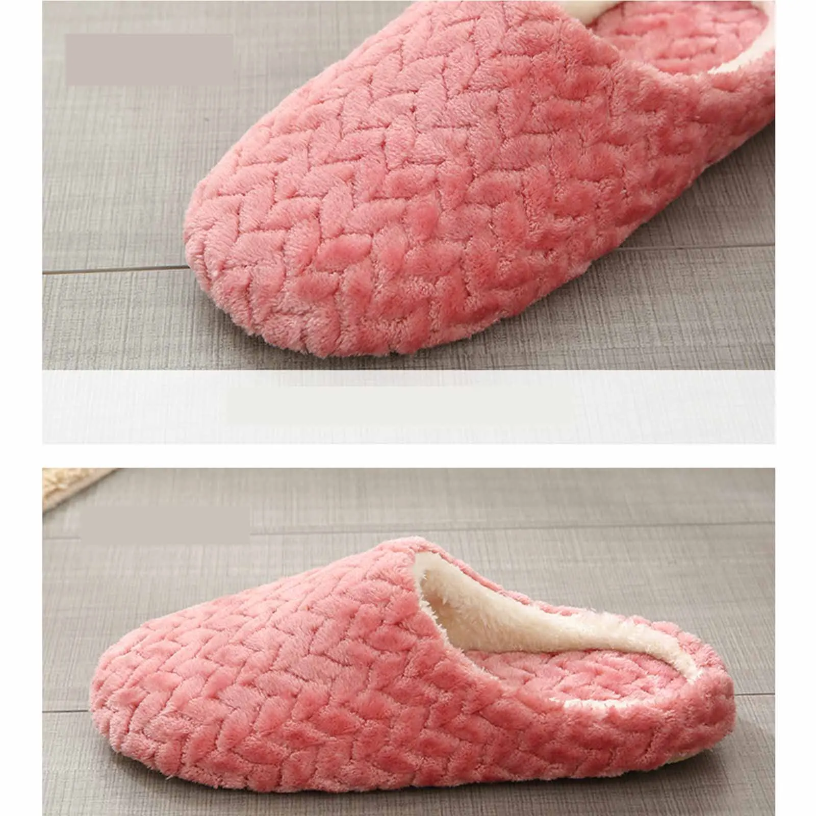 Chaussons d'intérieur en coton doux – Image 3