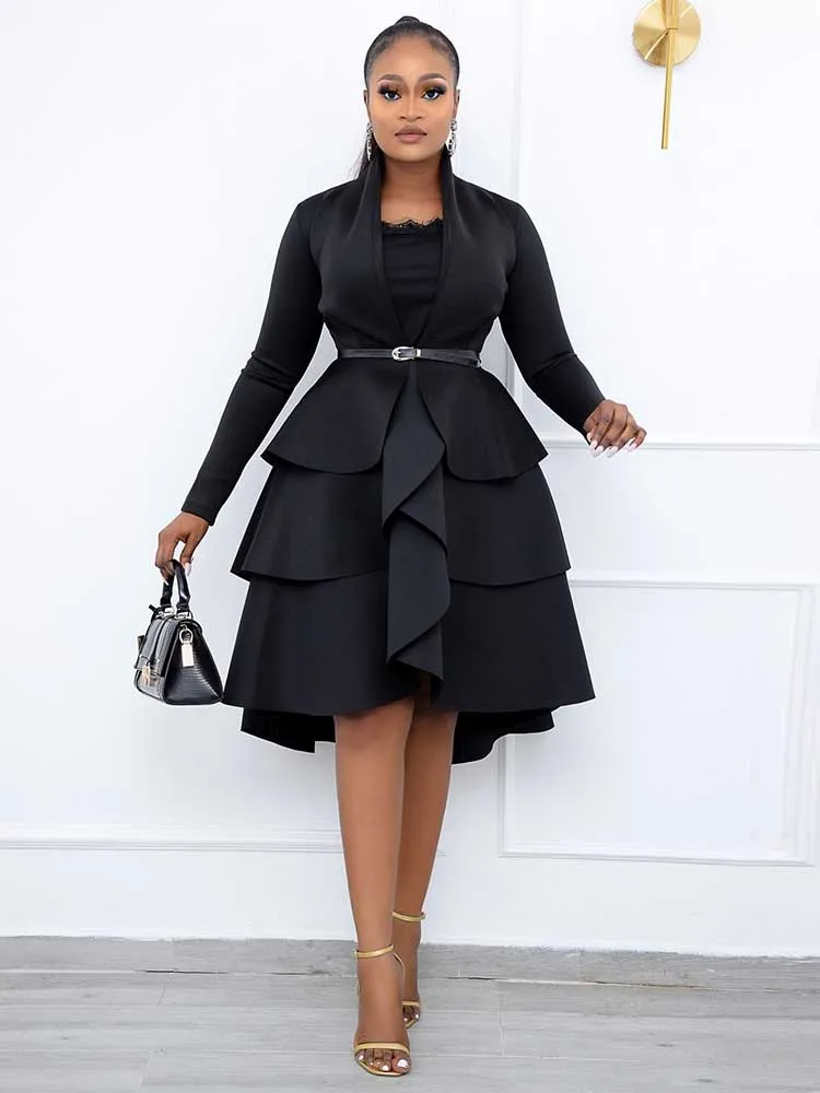 Robe sexy & élégante à manches longues – Image 2
