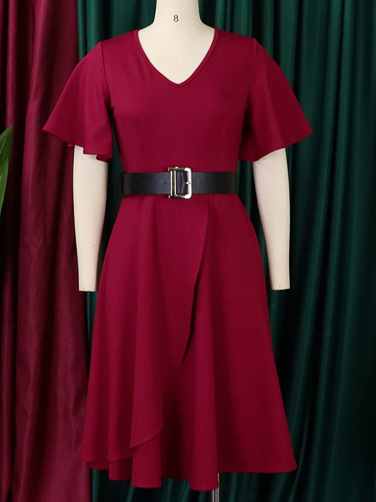 Robe moulante à manches courtes – Image 2