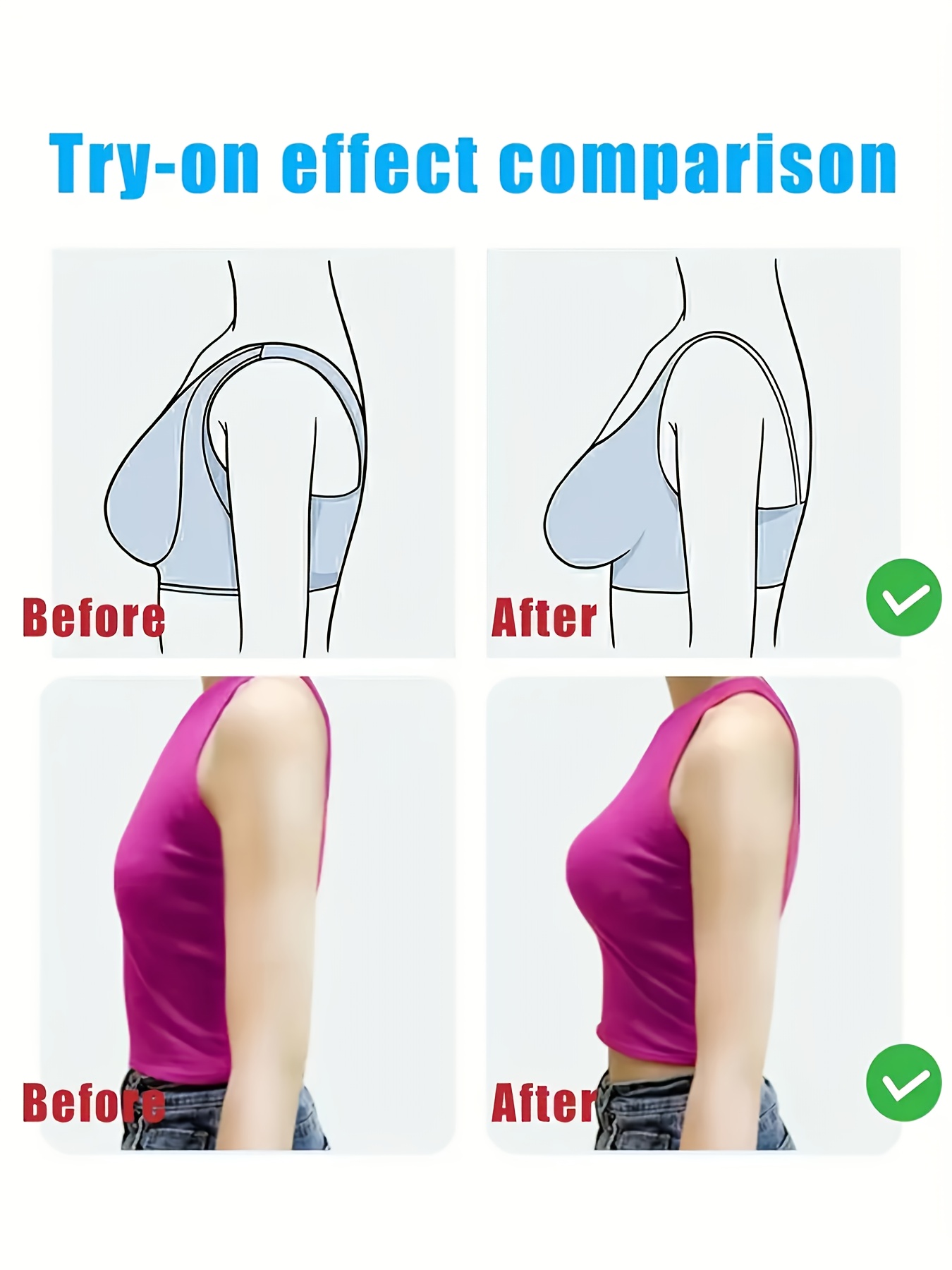 Soutiens gorge sans couture à armature confortables & respirants – Image 5