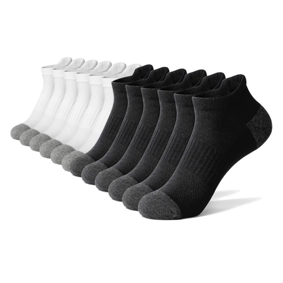 12 paires de chaussettes de sport rayées – Image 17