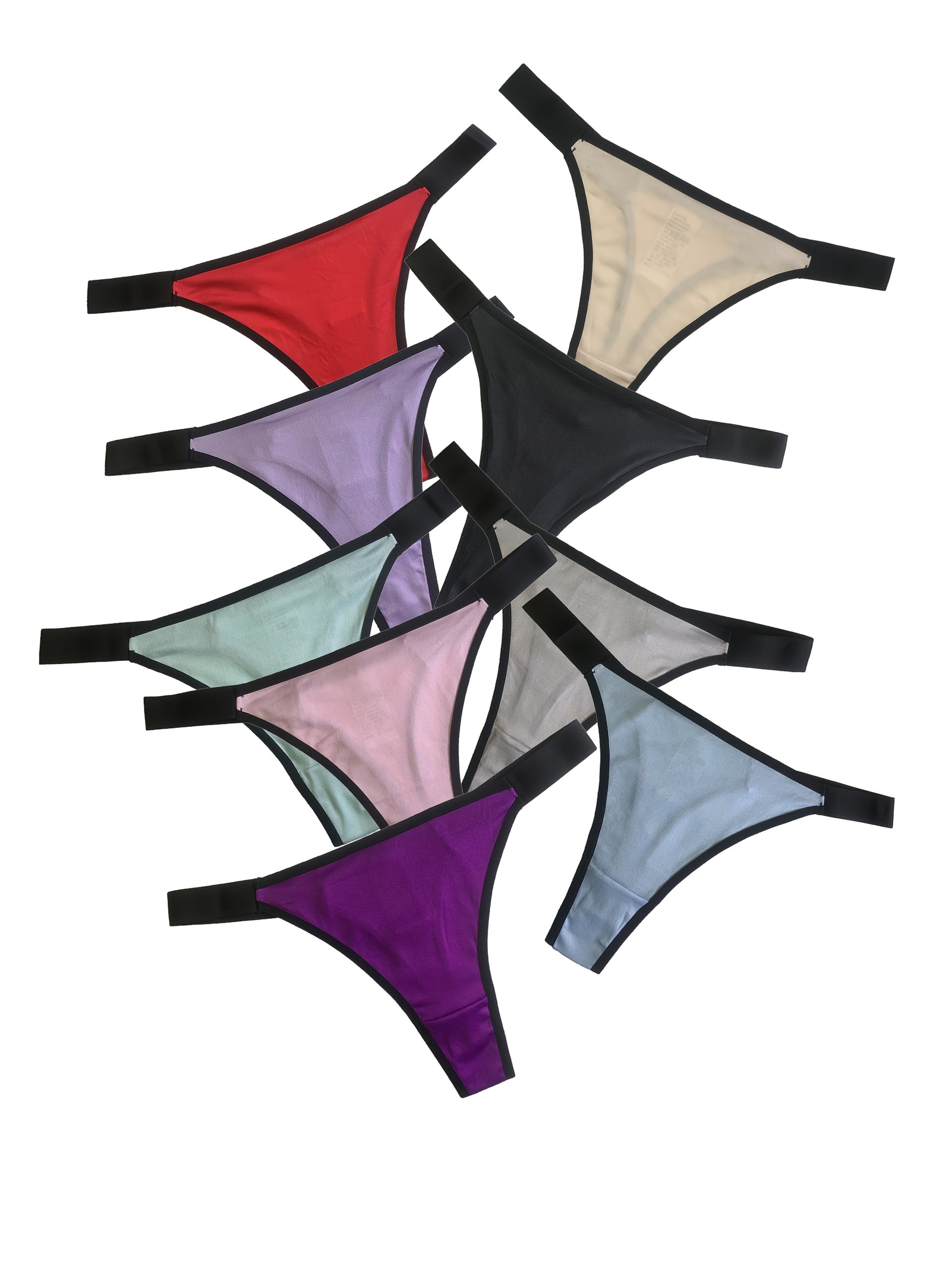 Strings sans couture en tissu tricoté à élasticité moyenne – Image 2