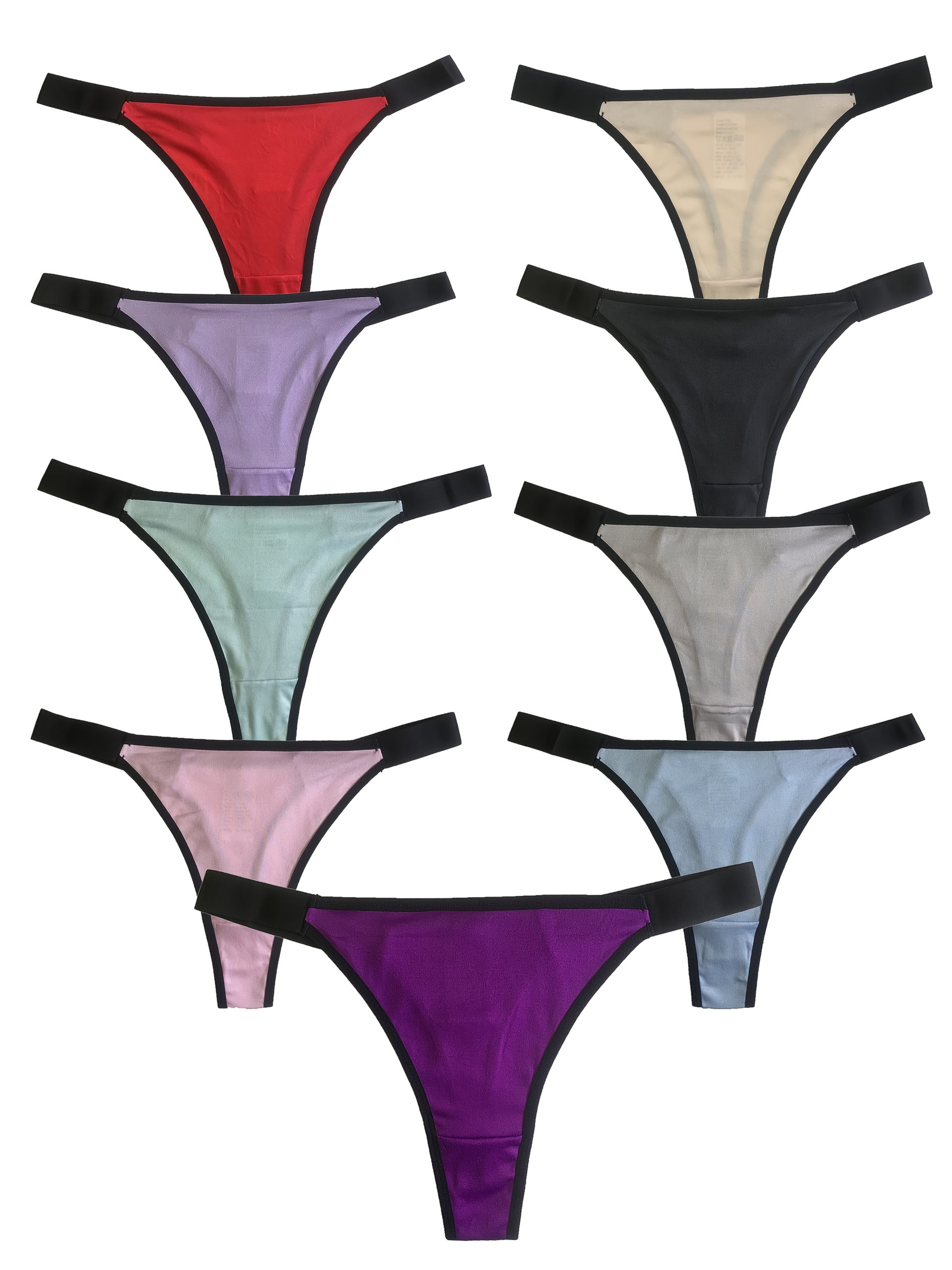 Strings sans couture en tissu tricoté à élasticité moyenne – Image 6