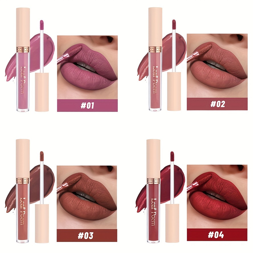 8 rouges à lèvres liquides mat & longue durée avec squalane végétal – Image 5