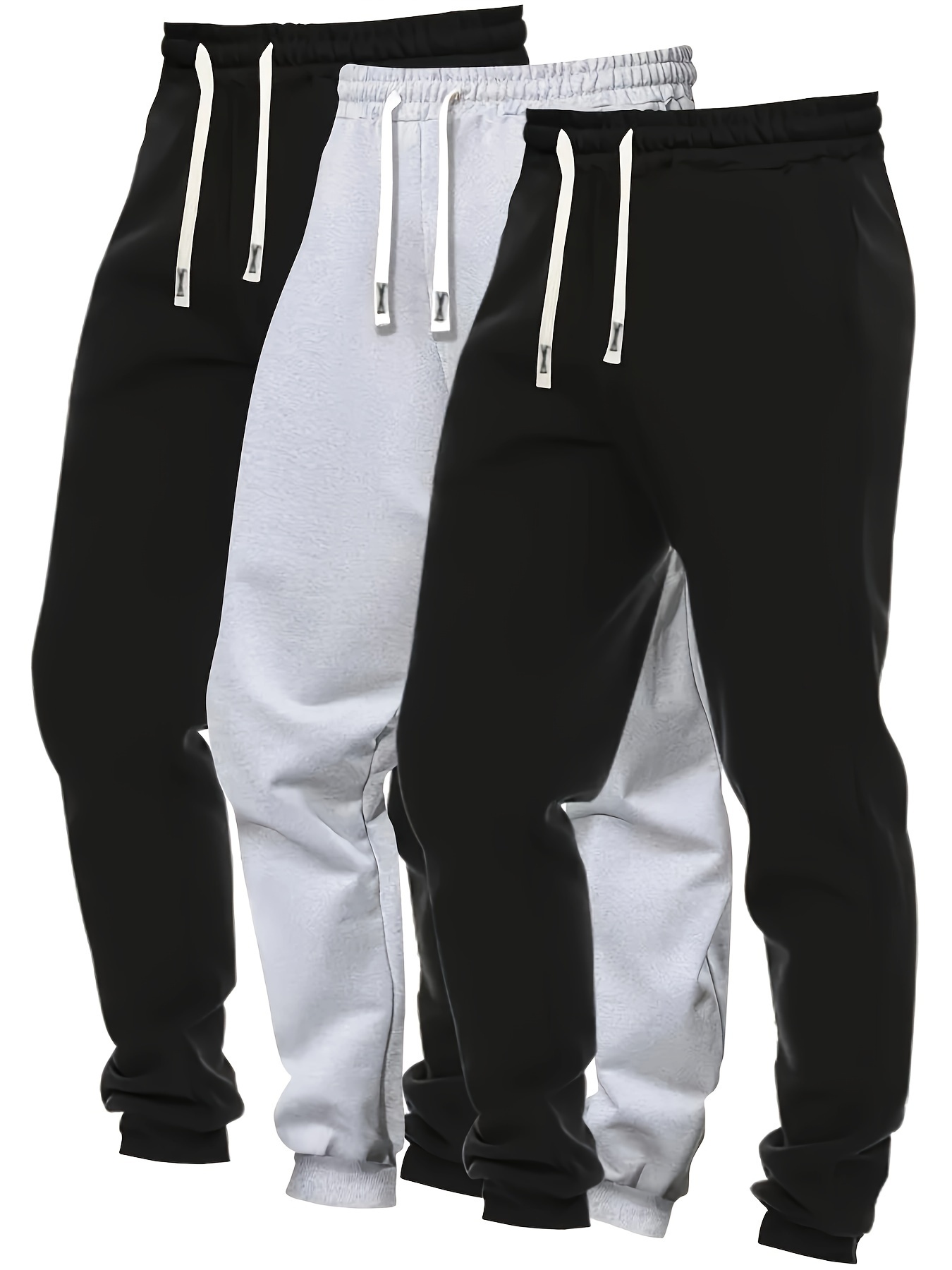 Jogging style sportif décontracté à élasticité moyenne – Image 3