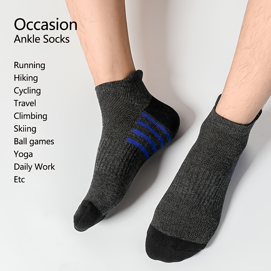 12 paires de chaussettes de sport rayées – Image 14